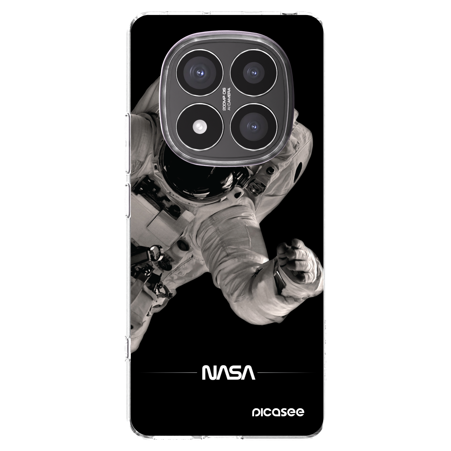 Picasee silikonski prozorni ovitek za Xiaomi Redmi Note 14 Pro+ 5G - Astronaut Big
