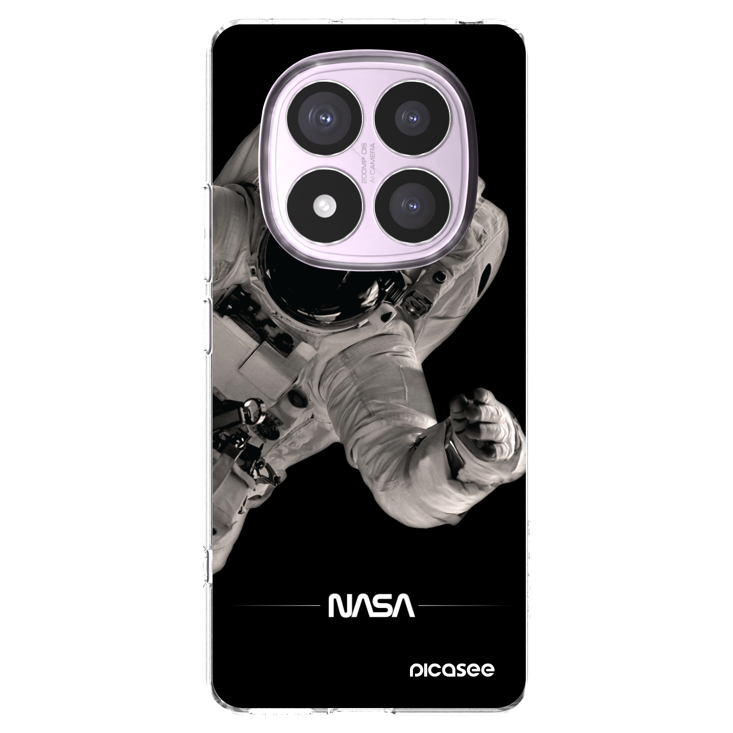 Picasee silikonski prozorni ovitek za Xiaomi Redmi Note 14 Pro 5G - Astronaut Big