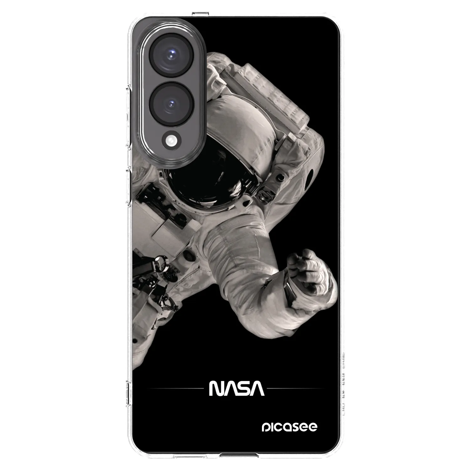 Picasee silikonski prozorni ovitek za Samsung Galaxy S25 Edge 5G - Astronaut Big