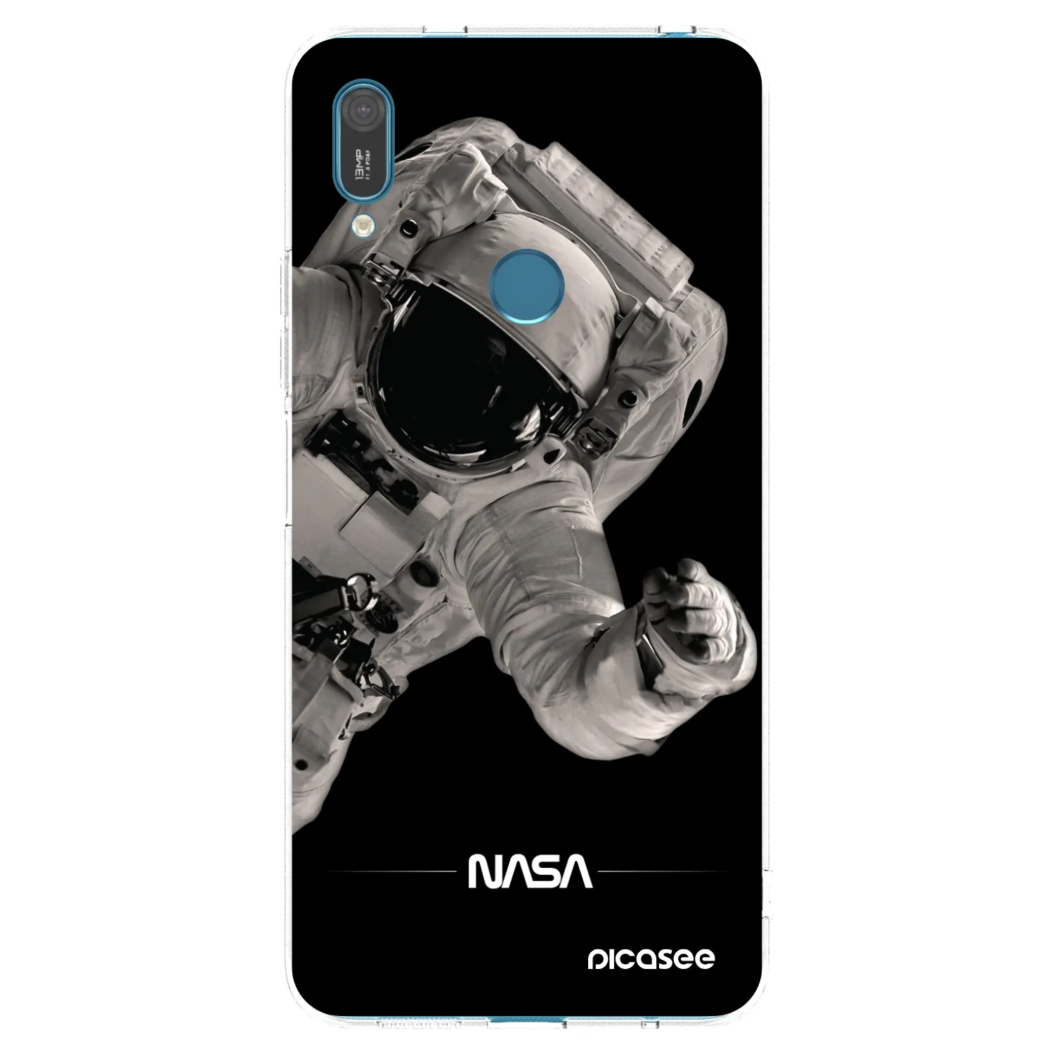 Picasee silikonski prozorni ovitek za Huawei Y7 2019 - Astronaut Big