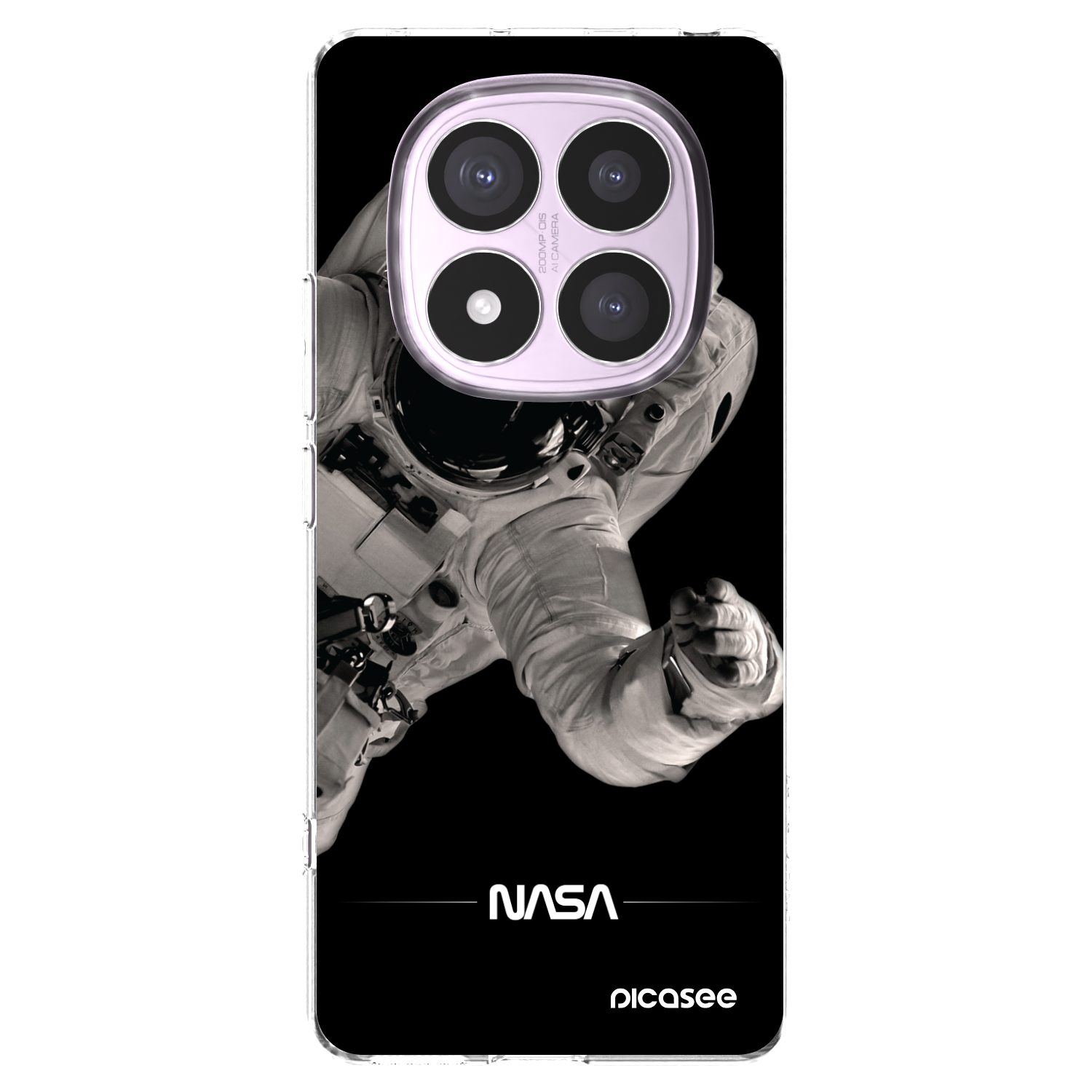 Picasee silikonski prozorni ovitek za Xiaomi Redmi Note 14 Pro 4G - Astronaut Big
