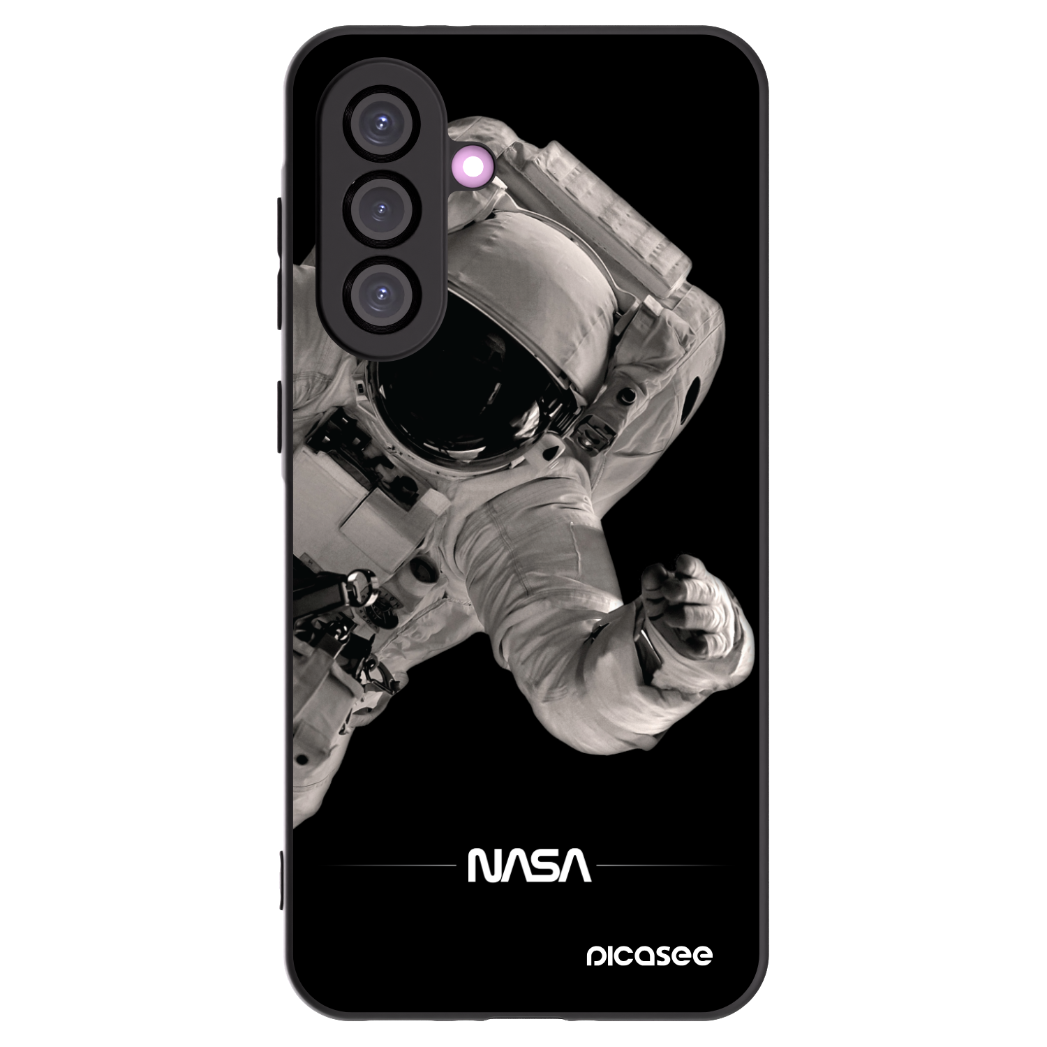Picasee silikonski črni ovitek za Samsung Galaxy A36 5G - Astronaut Big