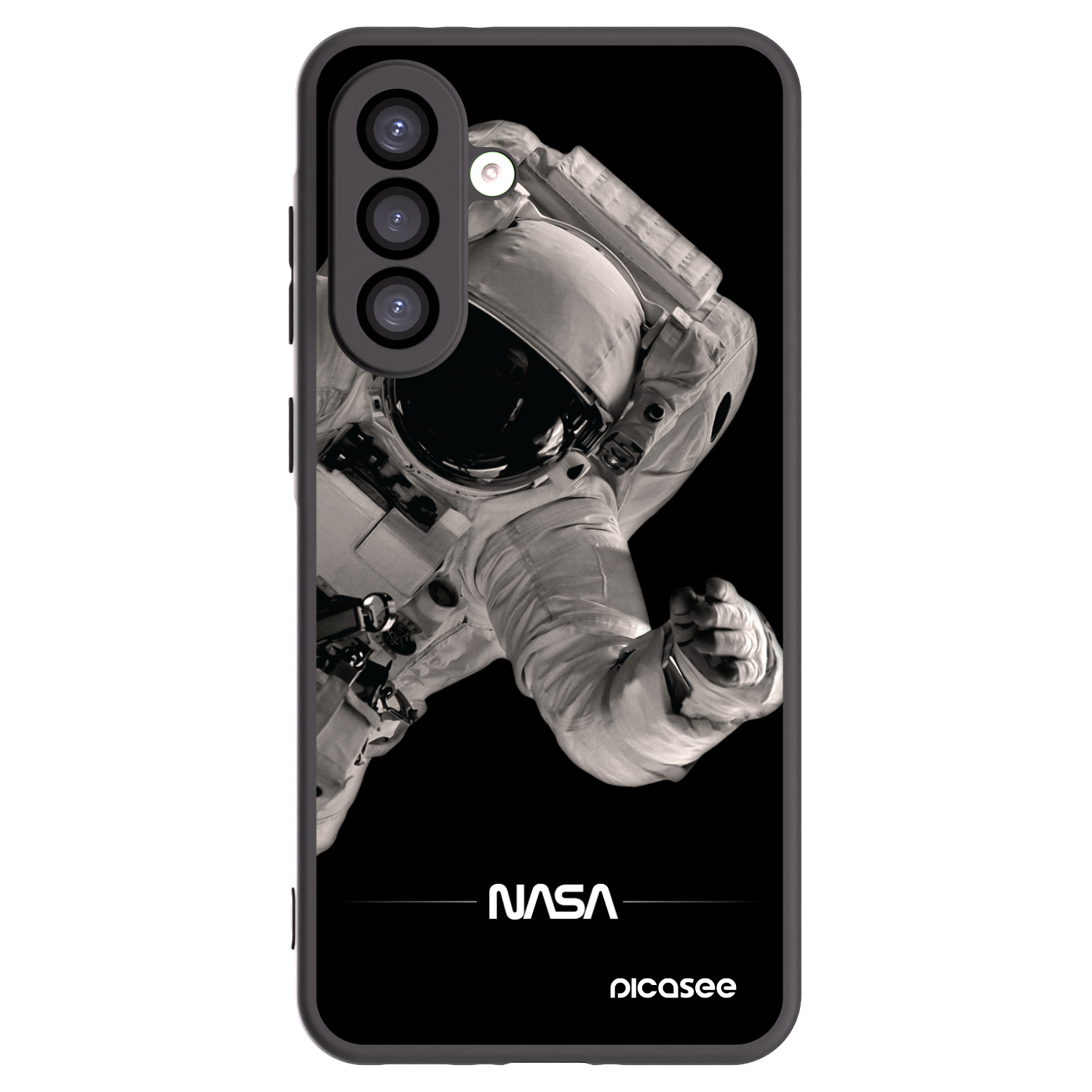 Picasee silikonski črni ovitek za Samsung Galaxy A26 5G A266B - Astronaut Big