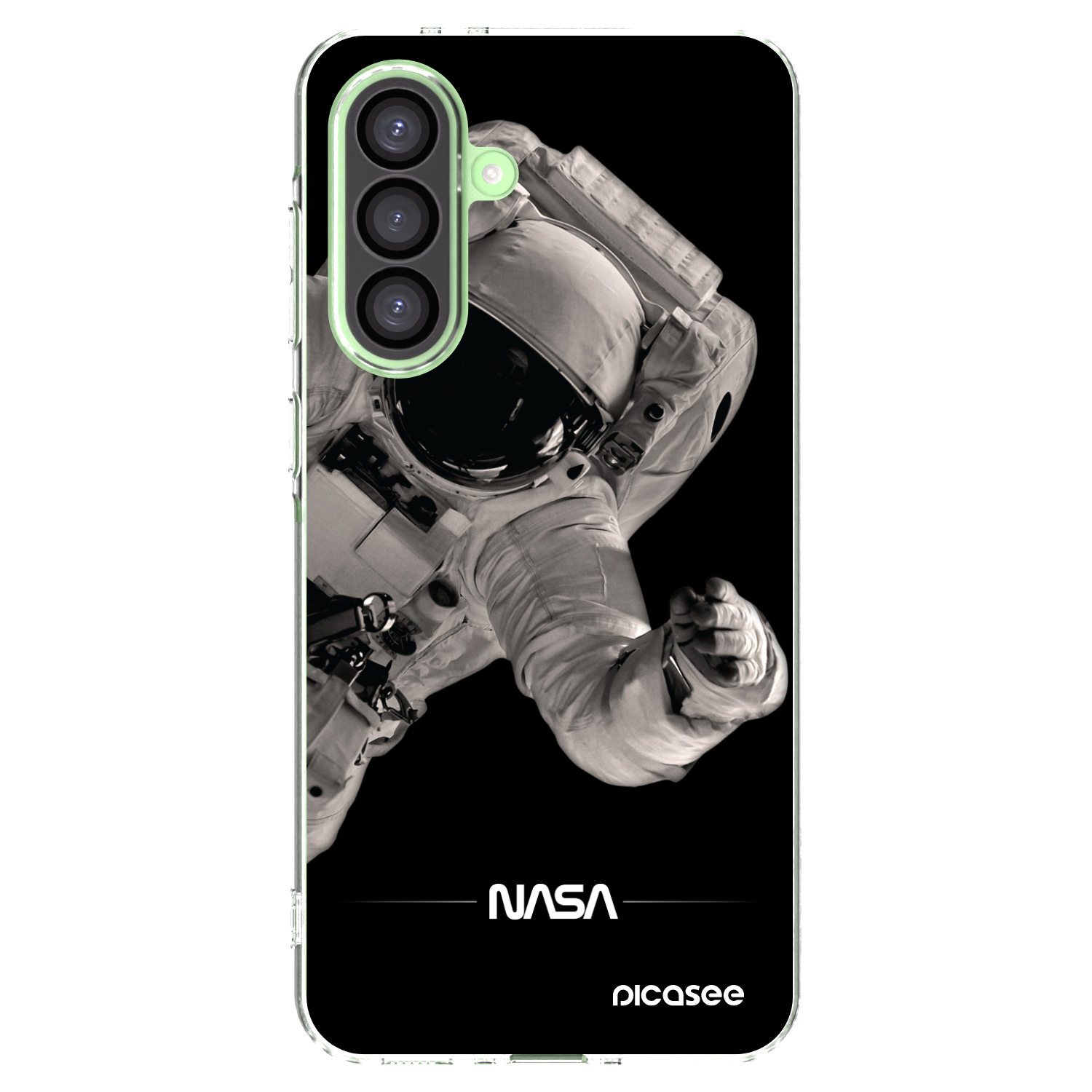 Picasee silikonski prozorni ovitek za Samsung Galaxy A26 5G A266B - Astronaut Big