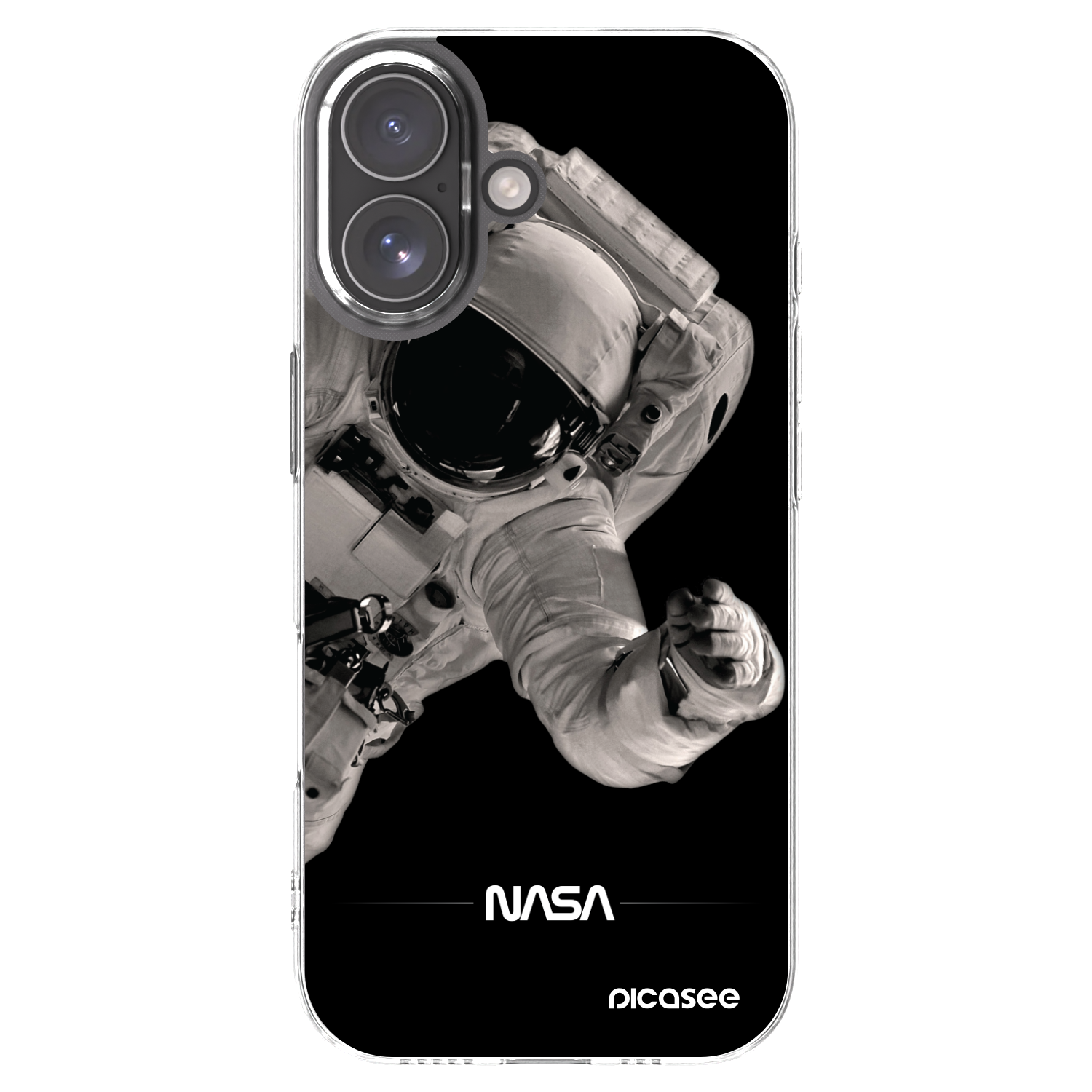 Picasee silikonski prozorni ovitek za Apple iPhone 17 - Astronaut Big