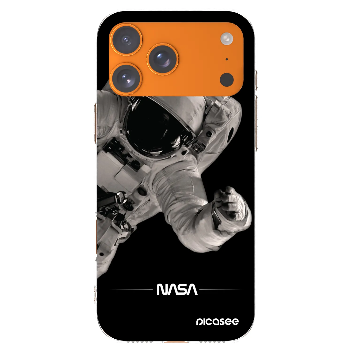Picasee silikonski prozorni ovitek za Apple iPhone 17 Pro Max - Astronaut Big