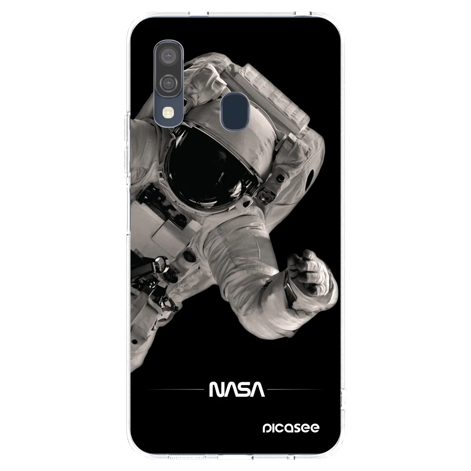 Picasee silikonski prozorni ovitek za Samsung Galaxy A40 A405F - Astronaut Big