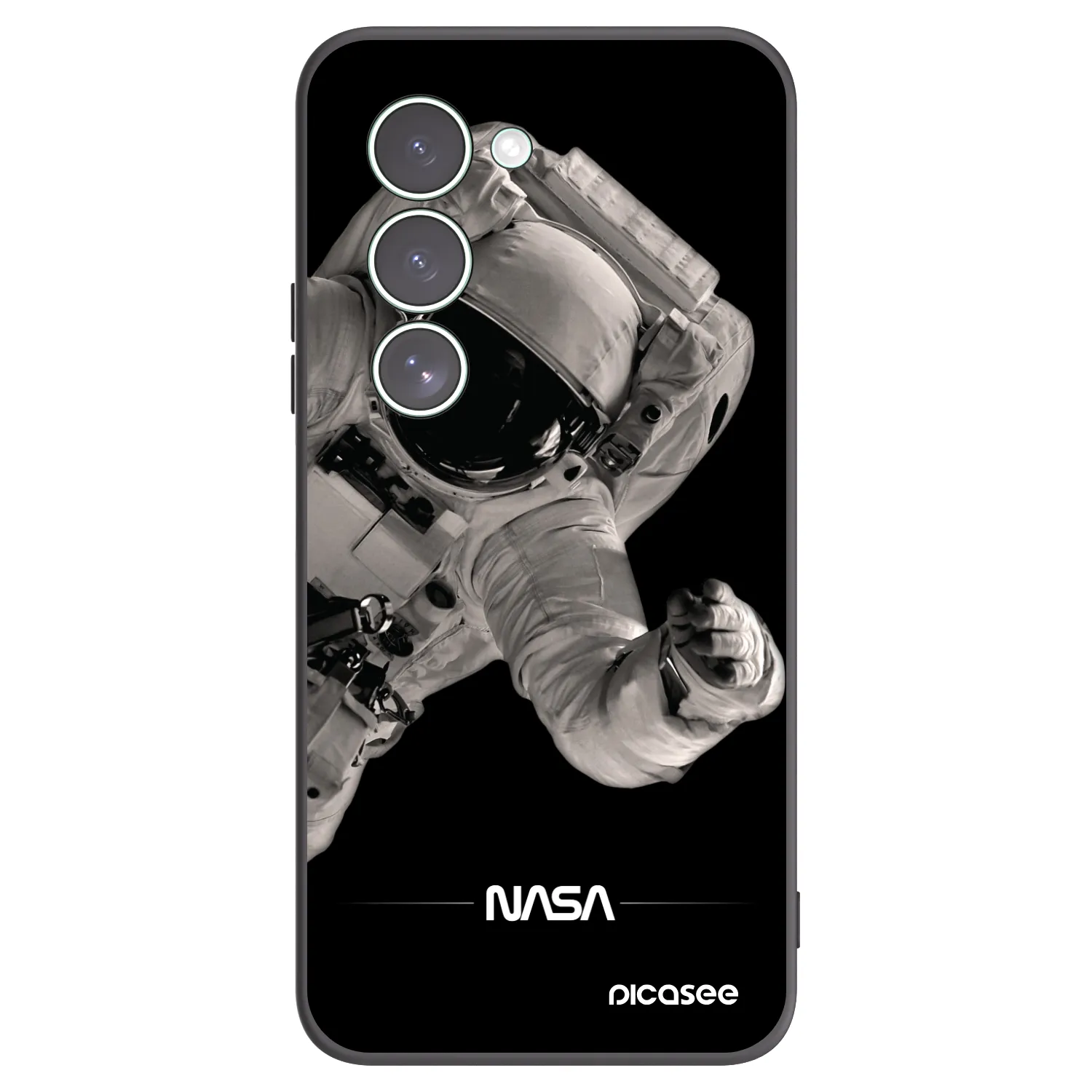 Picasee silikonski črni ovitek za Xiaomi Redmi 15 5G - Astronaut Big