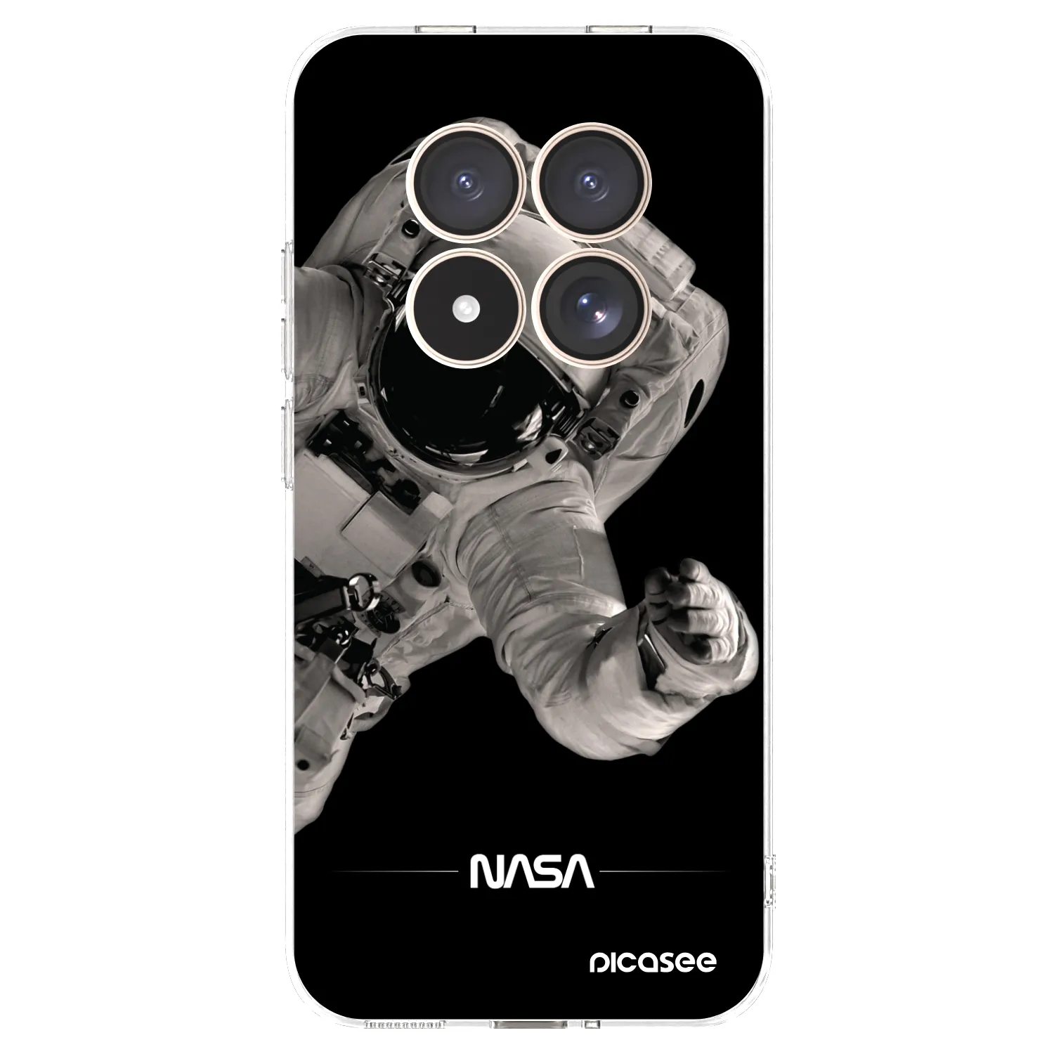 Picasee silikonski prozorni ovitek za Xiaomi Redmi Note 15 Pro 4G - Astronaut Big