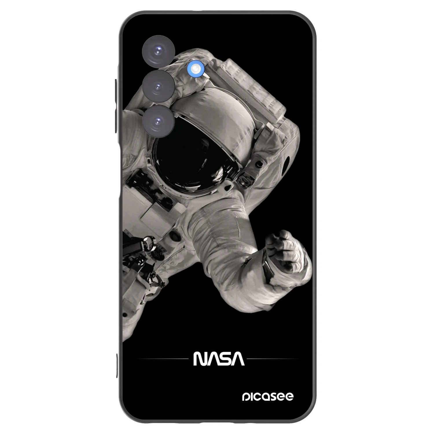 Picasee silikonski črni ovitek za Samsung Galaxy A17 5G - Astronaut Big