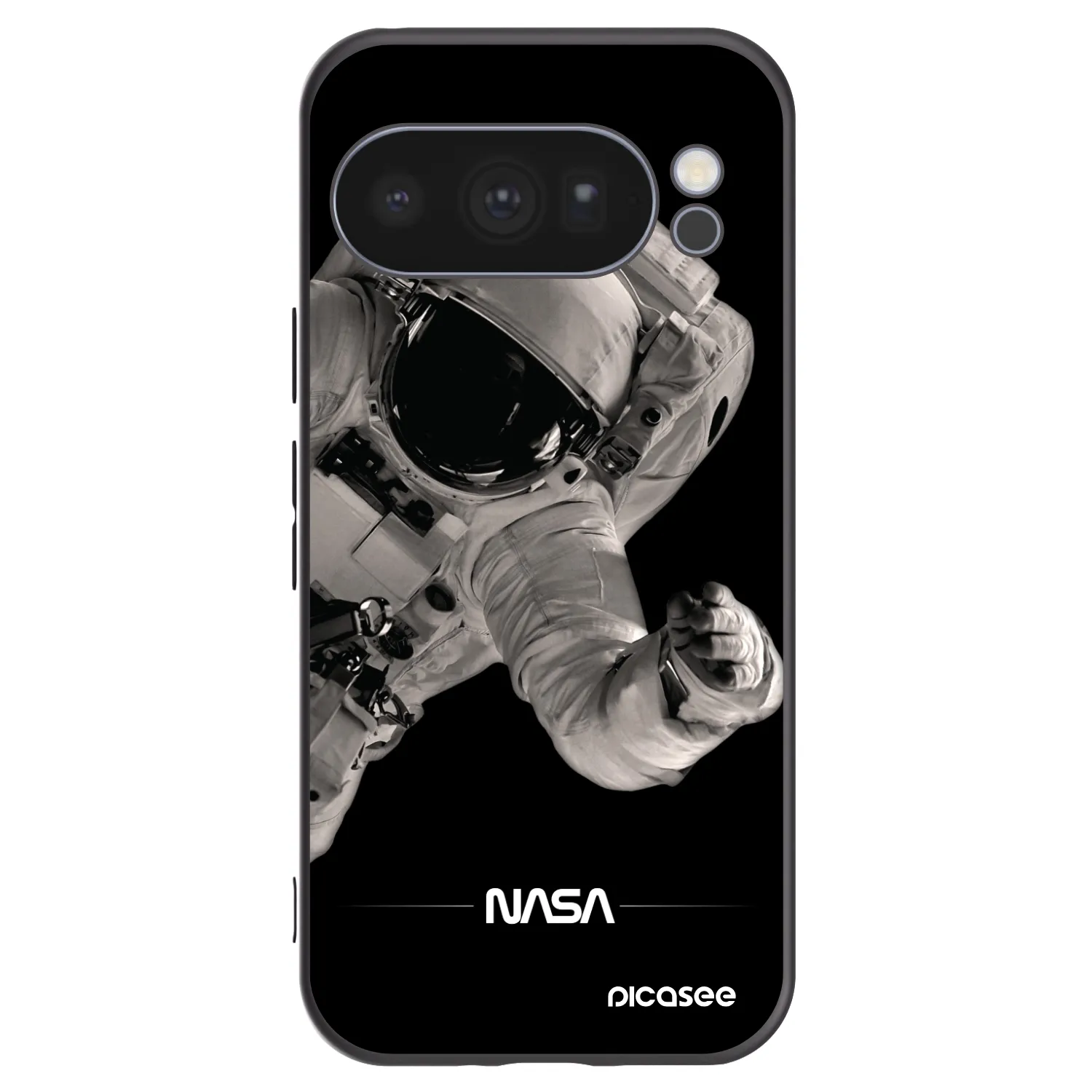 Picasee silikonski črni ovitek za Google Pixel 10 Pro - Astronaut Big