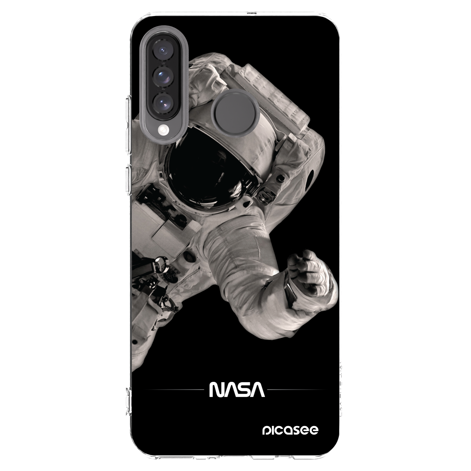Picasee silikonski prozorni ovitek za Huawei P30 Lite - Astronaut Big