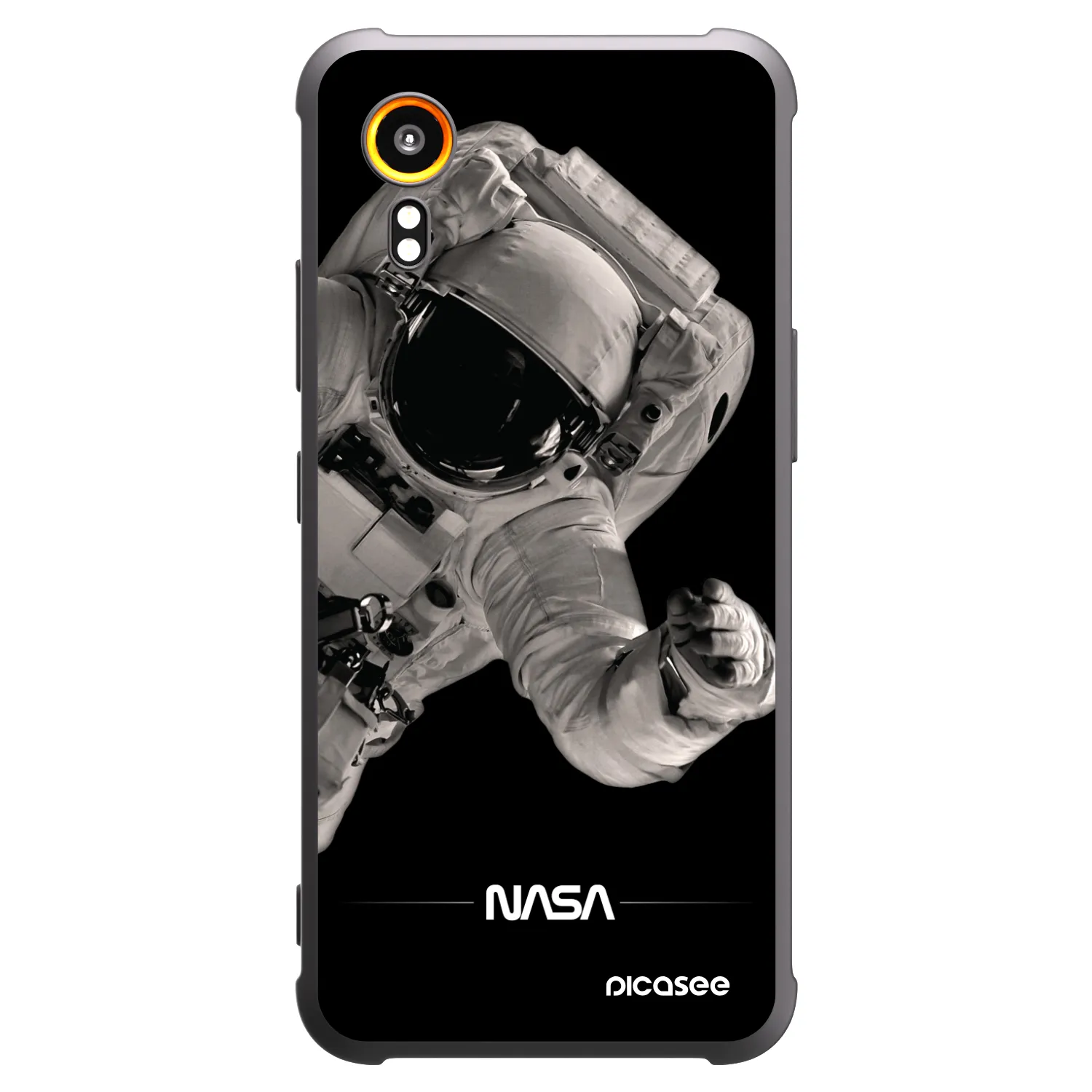 Picasee silikonski črni ovitek za Samsung Galaxy Xcover 7 - Astronaut Big