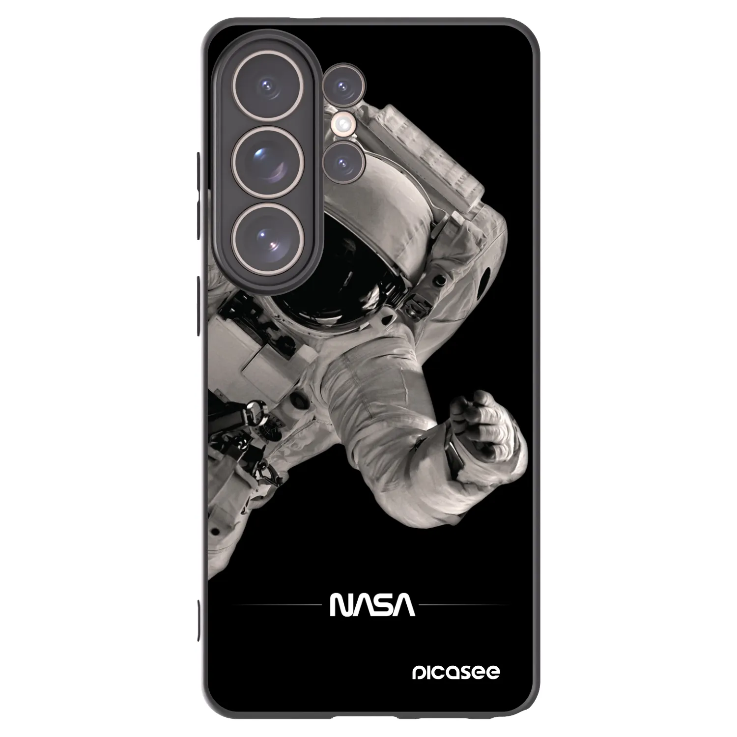 Picasee silikonski črni ovitek za Samsung Galaxy S26 Ultra - Astronaut Big