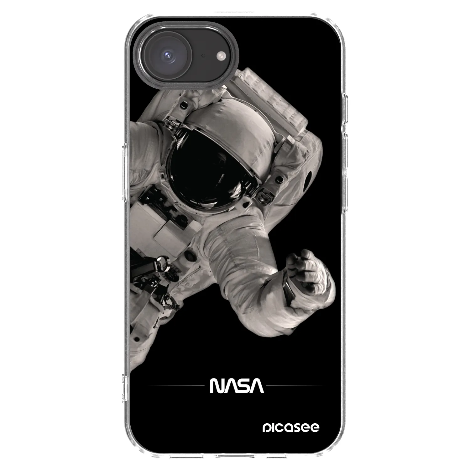 Picasee silikonski prozorni ovitek za Apple iPhone 17e - Astronaut Big
