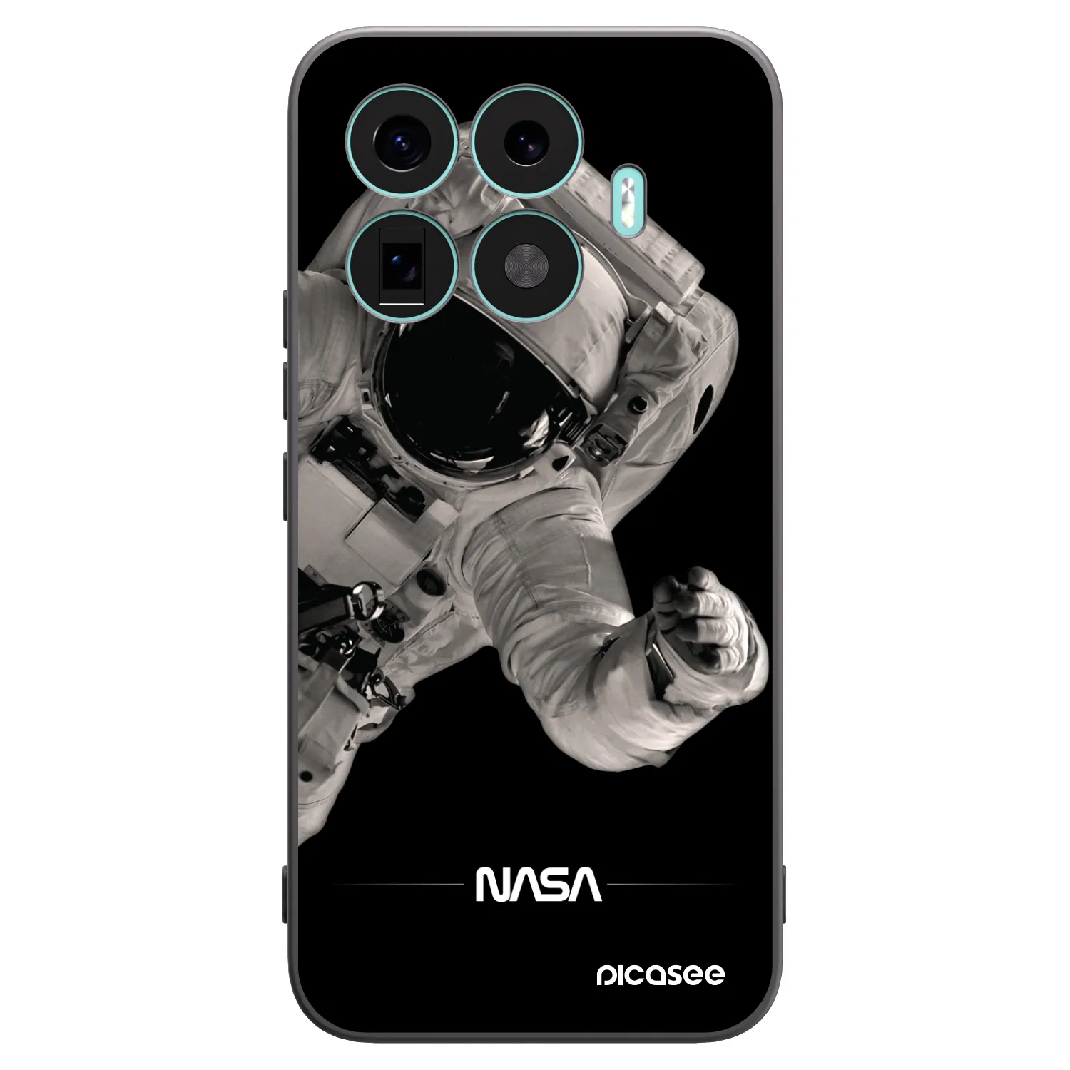 Picasee silikonski črni ovitek za Xiaomi 17T Pro - Astronaut Big