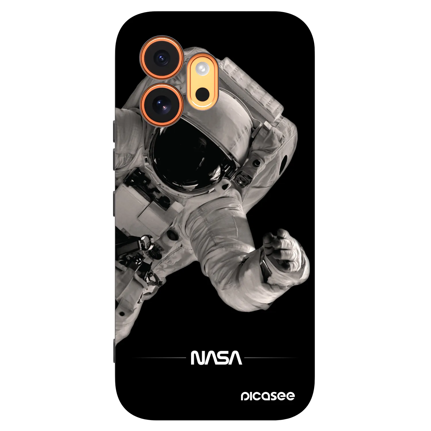 Picasee silikonski črni ovitek za Honor 600 - Astronaut Big