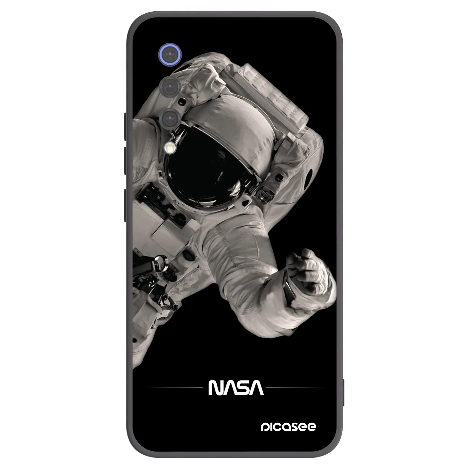 Picasee silikonski črni ovitek za Xiaomi Mi 9 SE - Astronaut Big