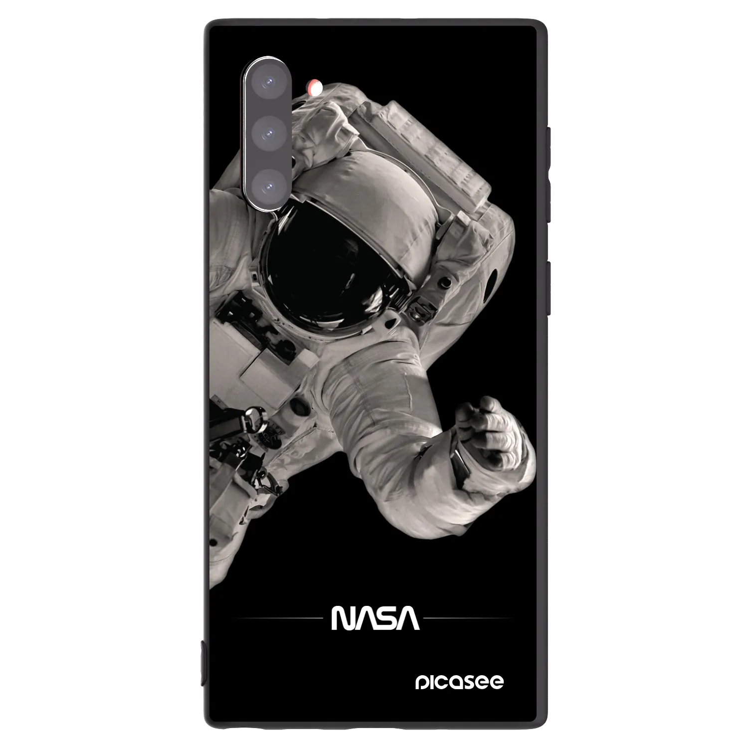 Picasee silikonski črni ovitek za Samsung Galaxy Note 10 N970F - Astronaut Big