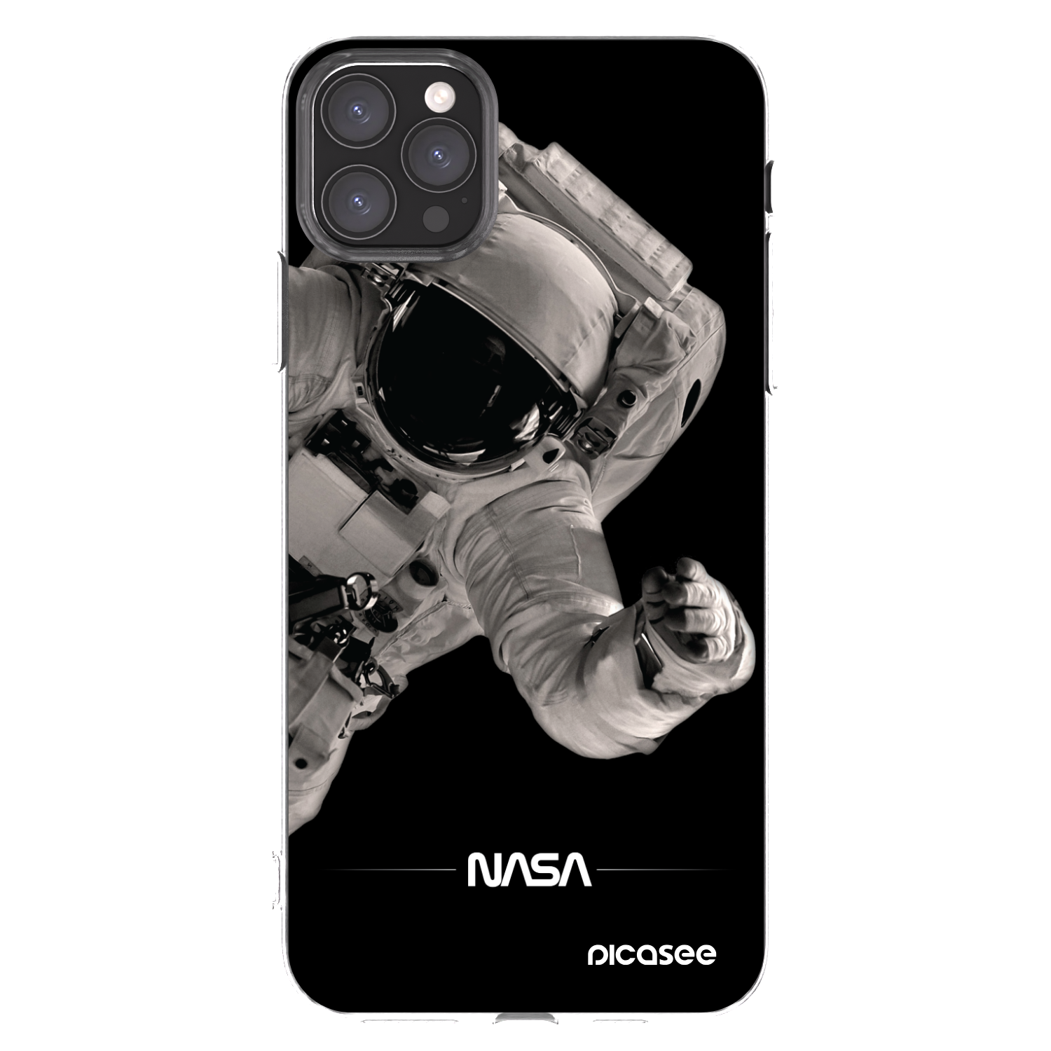 Picasee silikonski prozorni ovitek za Apple iPhone 11 Pro Max - Astronaut Big