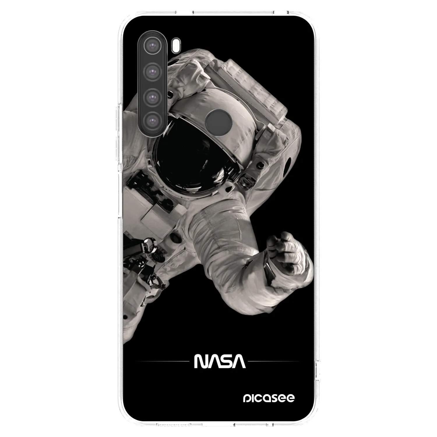 Picasee silikonski prozorni ovitek za Xiaomi Redmi Note 8 - Astronaut Big