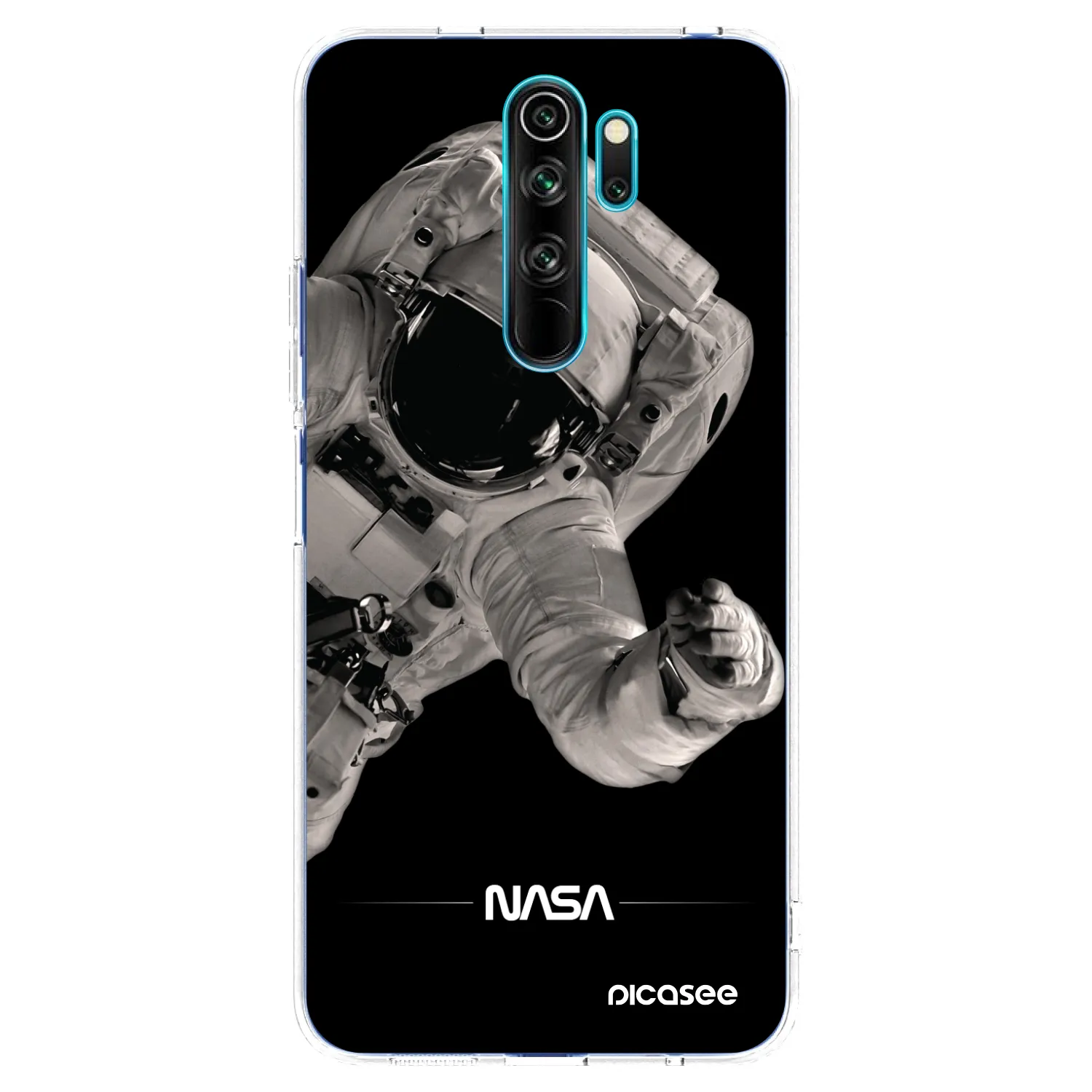 Picasee silikonski prozorni ovitek za Xiaomi Redmi Note 8 Pro - Astronaut Big
