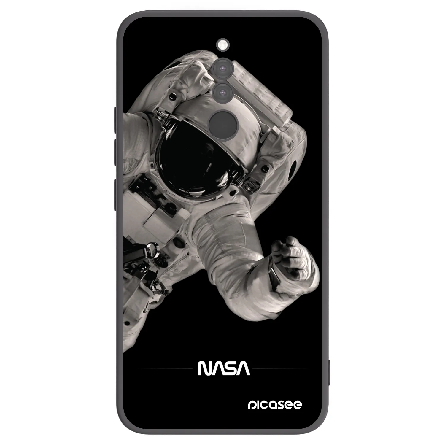 Picasee silikonski črni ovitek za Xiaomi Redmi 8 - Astronaut Big