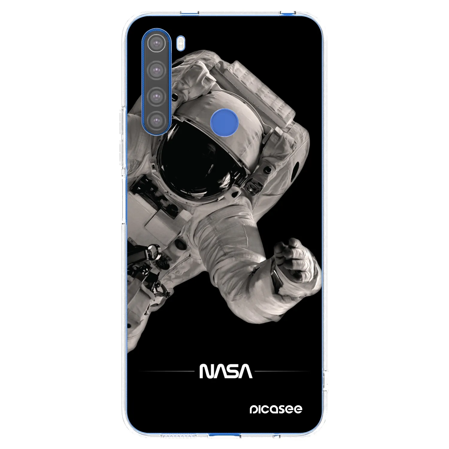 Picasee silikonski prozorni ovitek za Xiaomi Redmi Note 8T - Astronaut Big