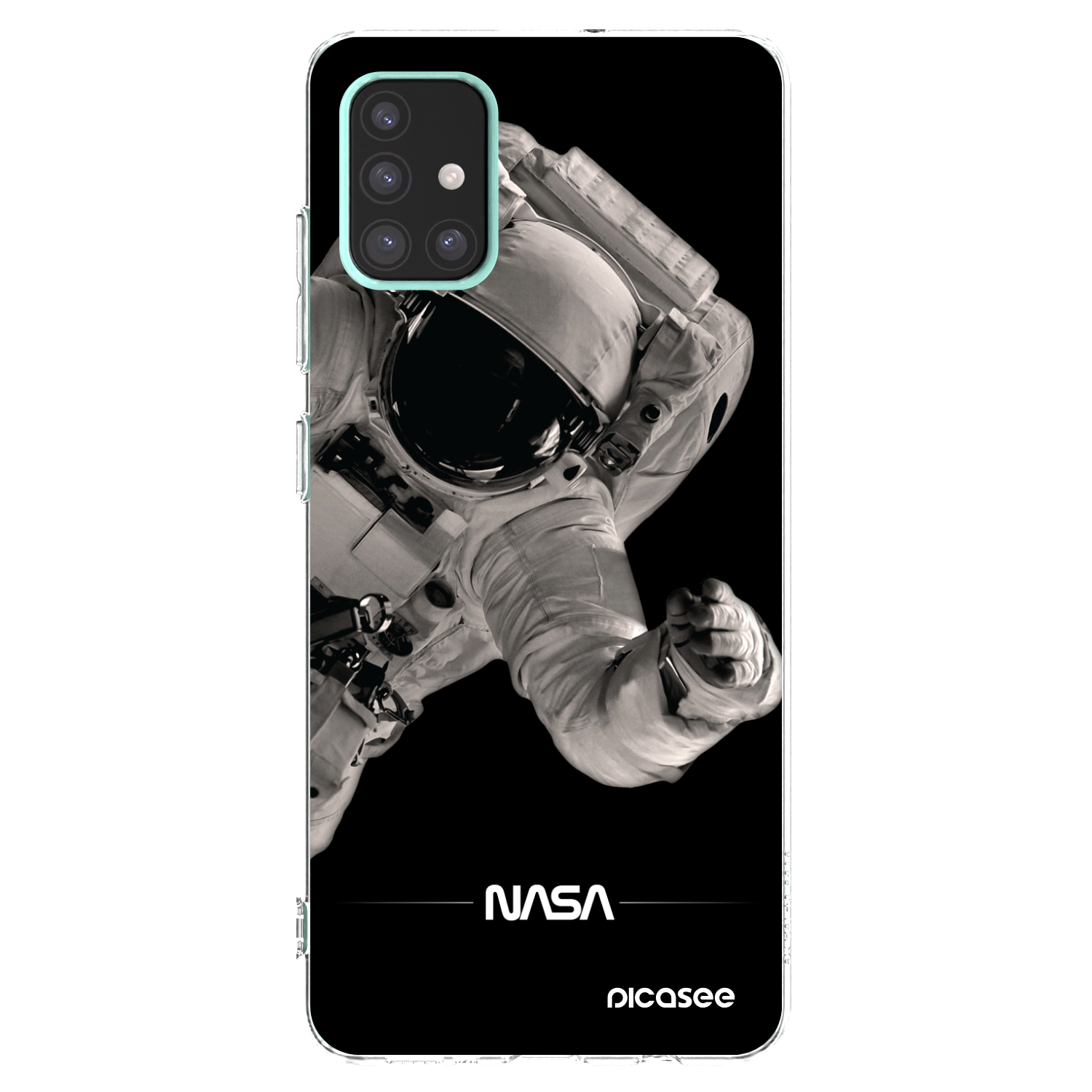 Picasee silikonski prozorni ovitek za Samsung Galaxy A51 A515F - Astronaut Big