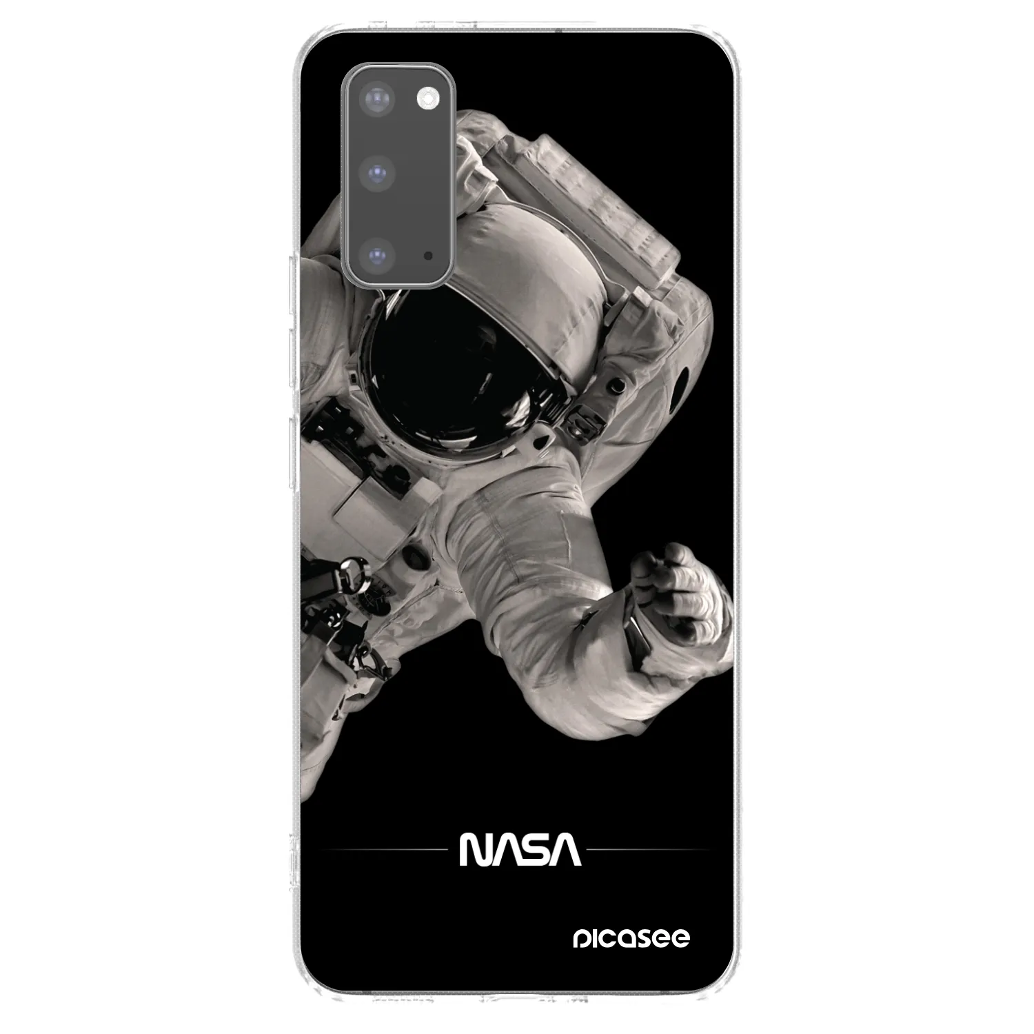Picasee silikonski prozorni ovitek za Samsung Galaxy S20 G980F - Astronaut Big