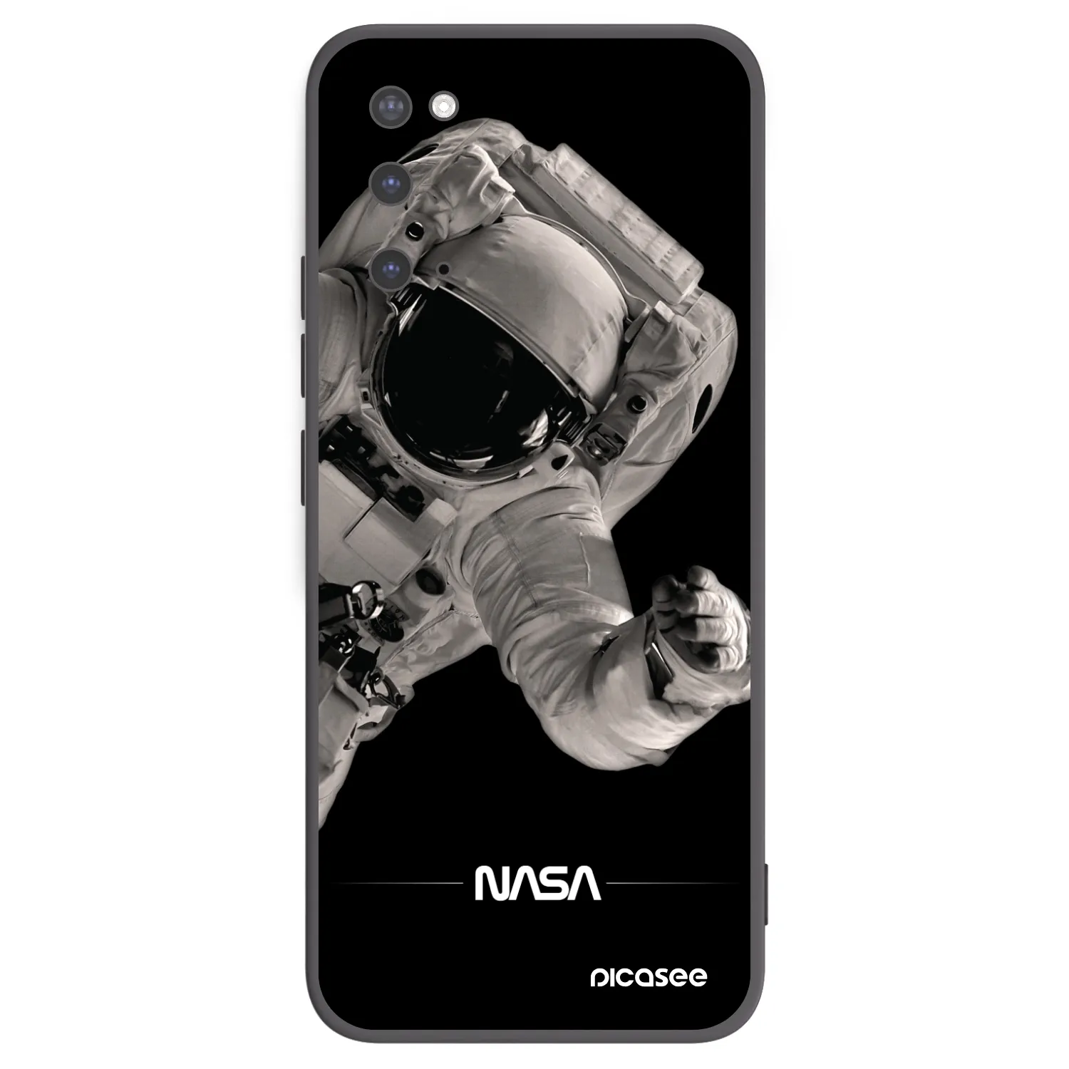 Picasee silikonski črni ovitek za Samsung Galaxy S20 G980F - Astronaut Big