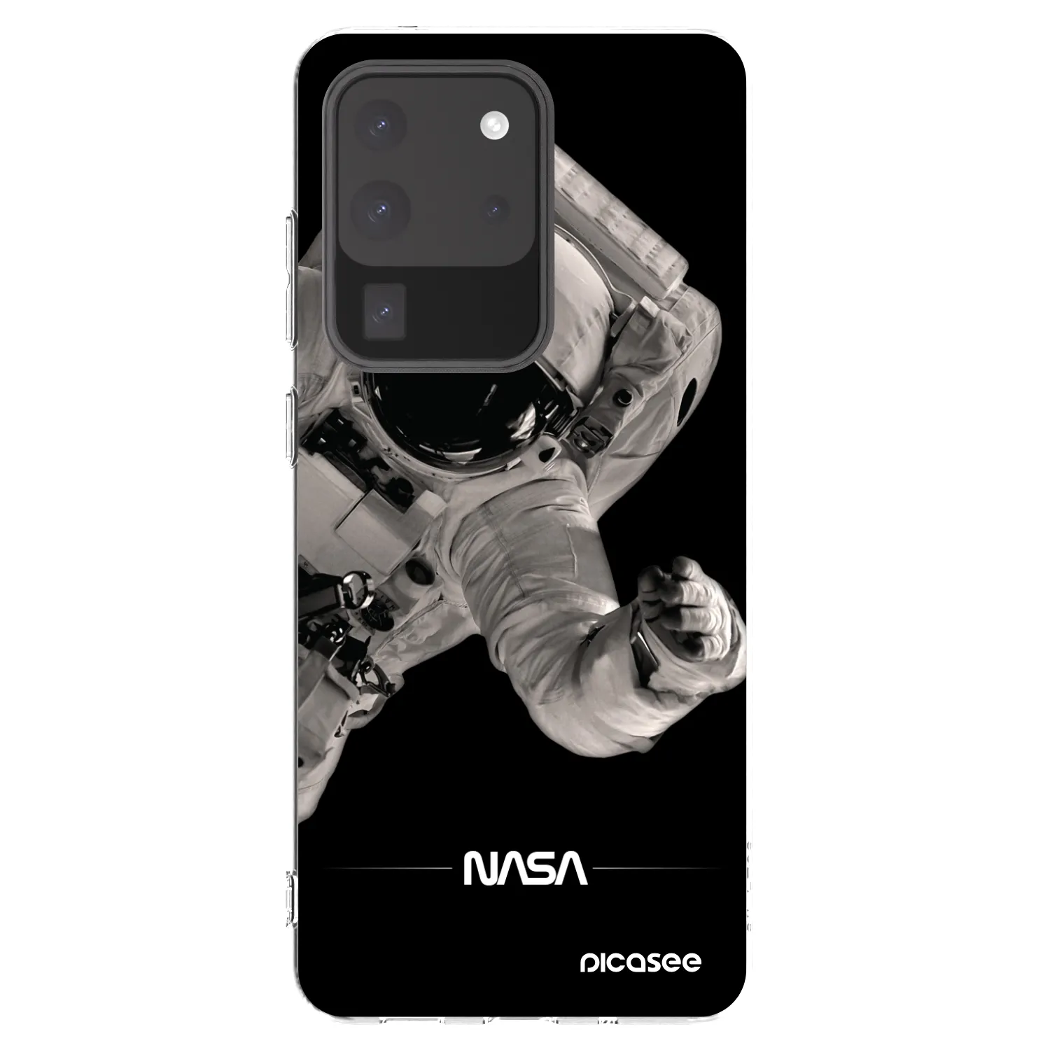 Picasee silikonski prozorni ovitek za Samsung Galaxy S20 Ultra 5G G988F - Astronaut Big