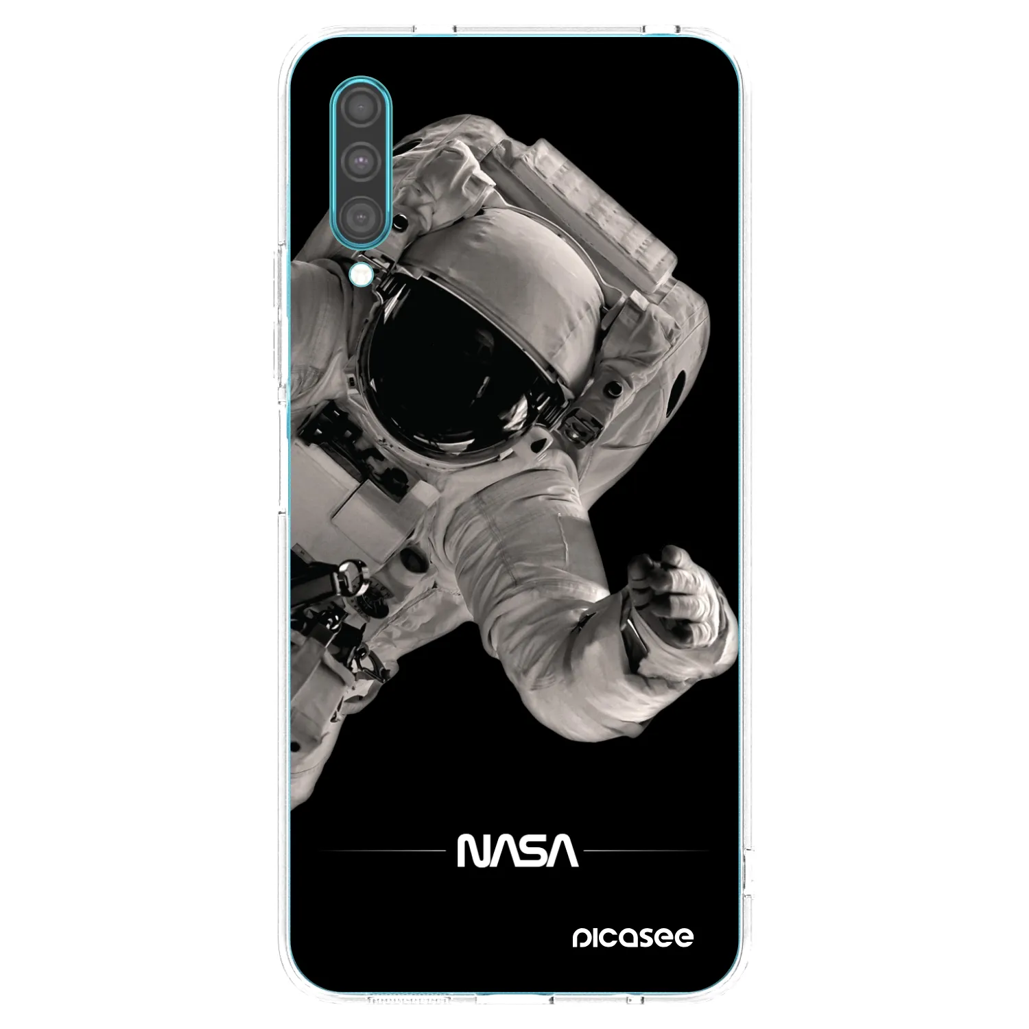 Picasee silikonski prozorni ovitek za Samsung Galaxy A30s A307F - Astronaut Big