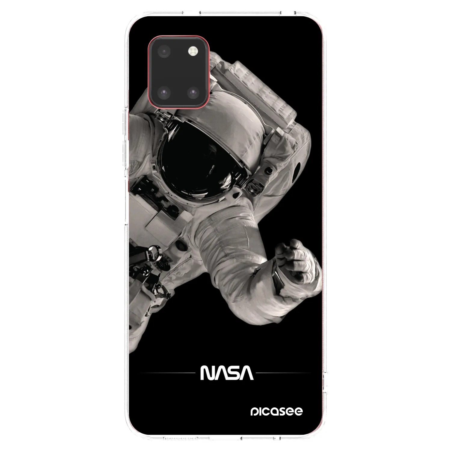 Picasee silikonski prozorni ovitek za Samsung Galaxy Note 10 Lite N770F - Astronaut Big