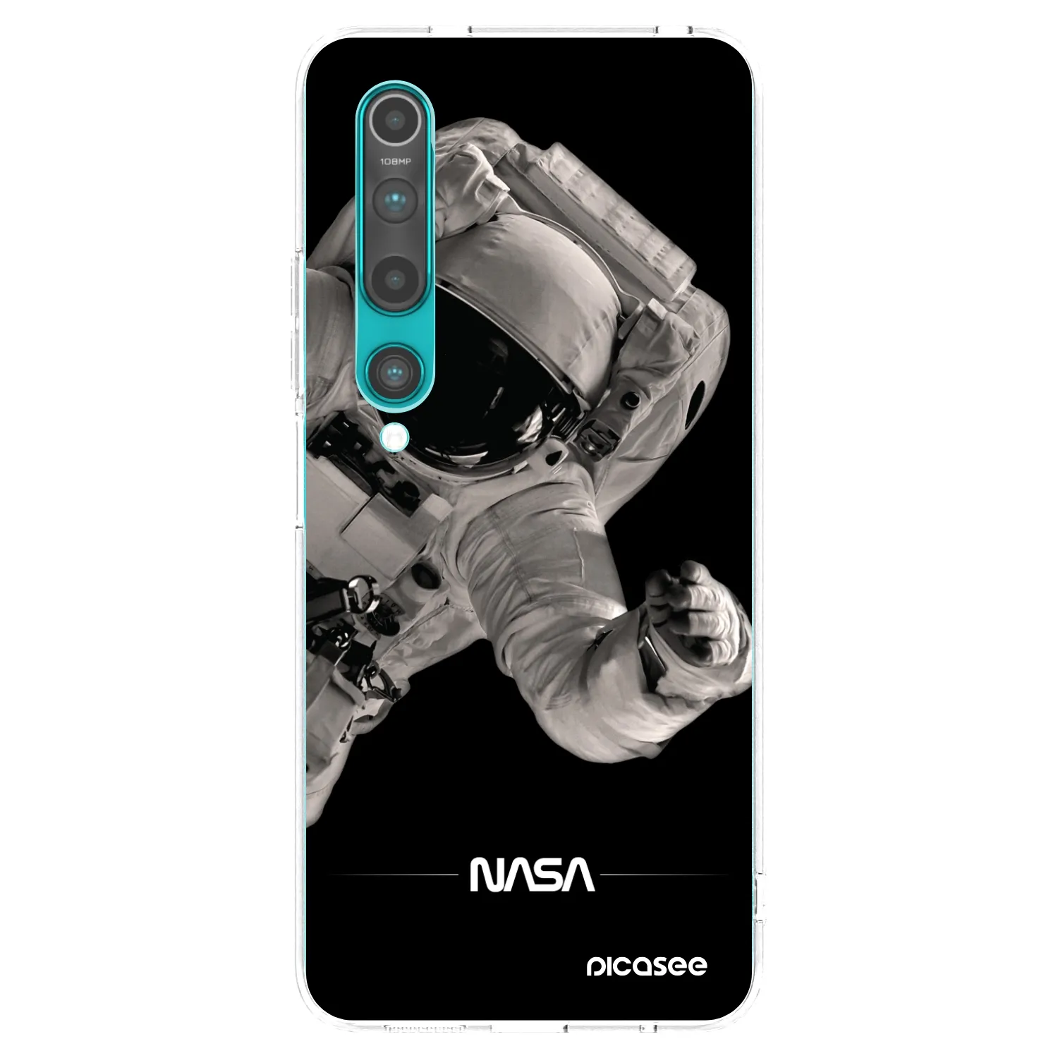 Picasee silikonski prozorni ovitek za Xiaomi Mi 10 - Astronaut Big