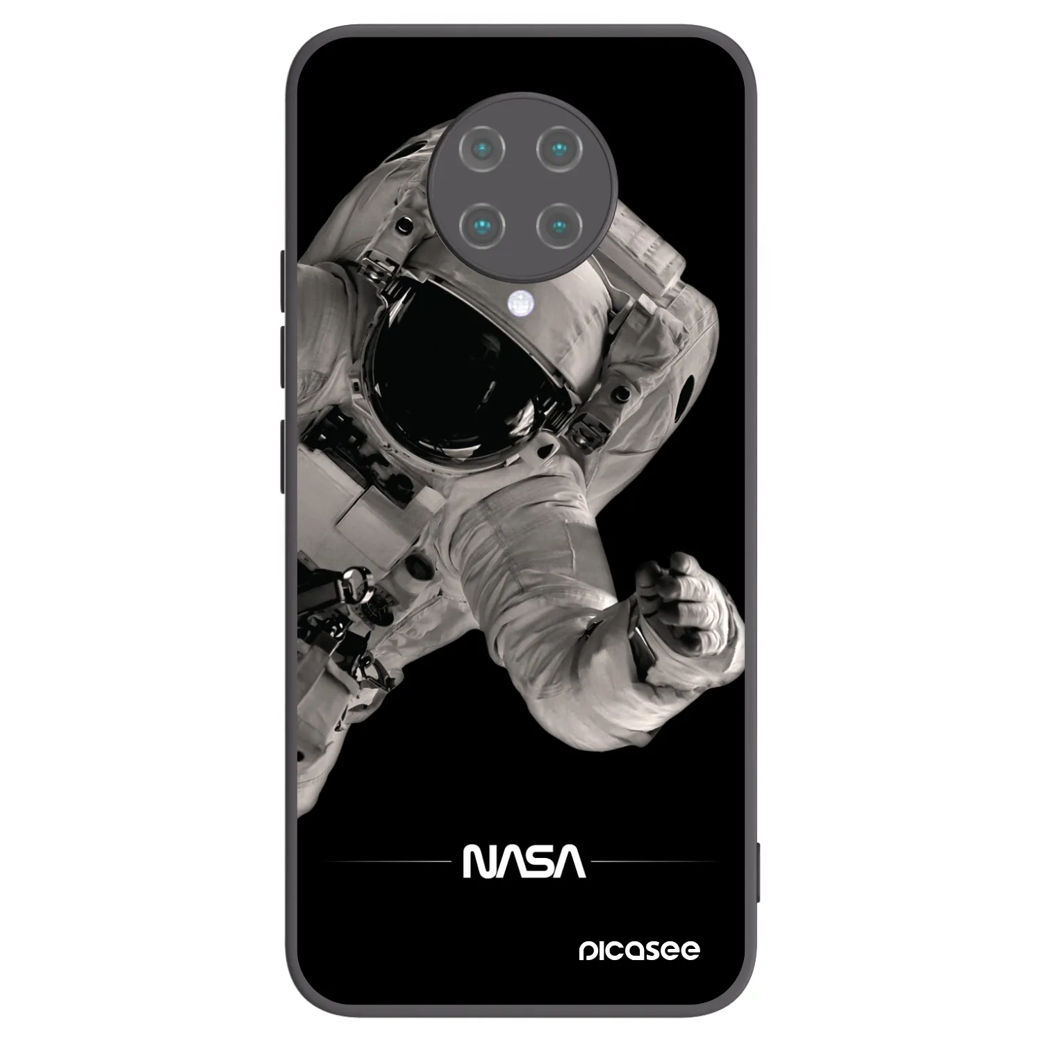 Picasee silikonski črni ovitek za Xiaomi Poco F2 Pro - Astronaut Big