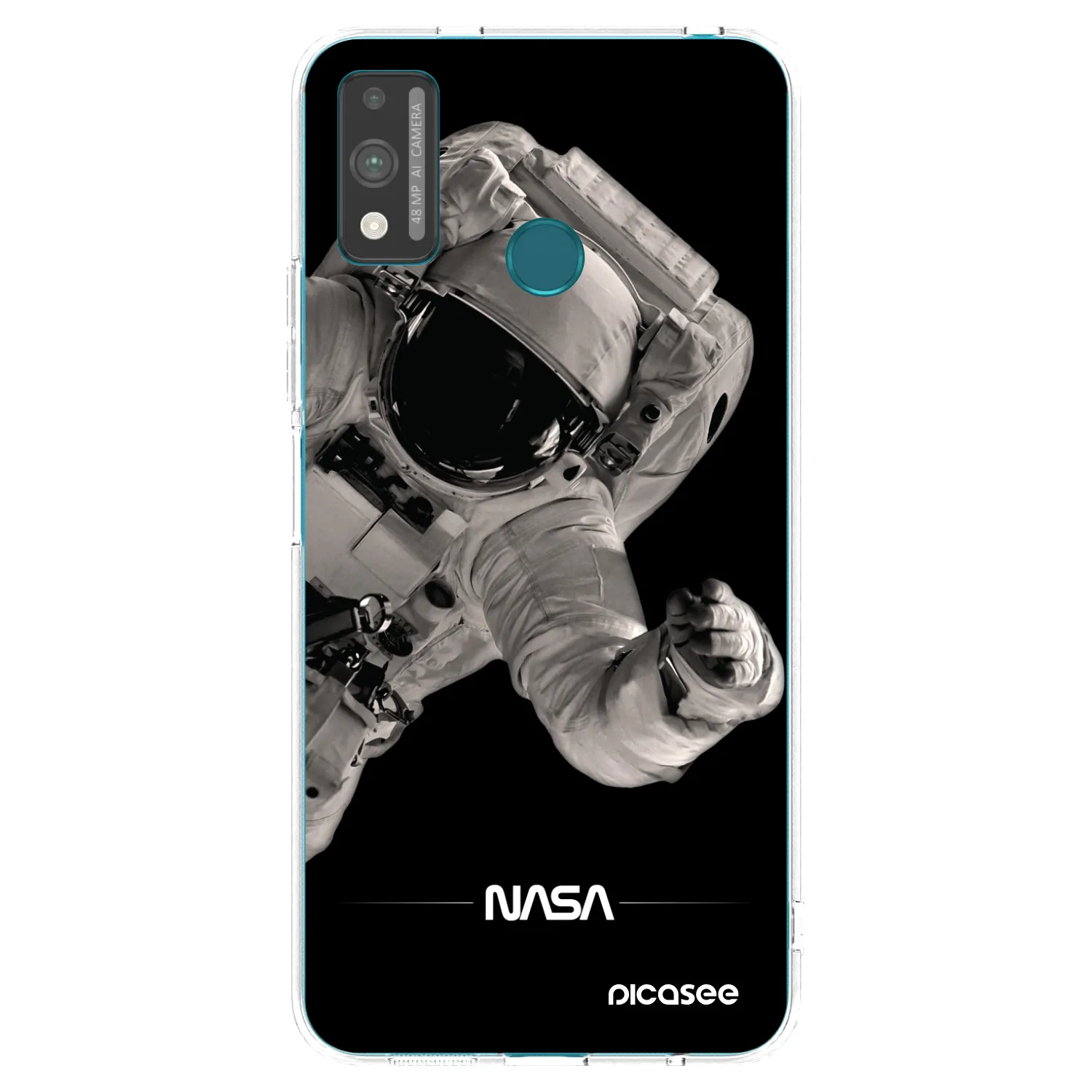 Picasee silikonski prozorni ovitek za Honor 9X Lite - Astronaut Big