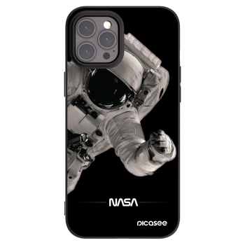 Picasee silikonski črni ovitek za Apple iPhone 12 Pro Max - Astronaut Big