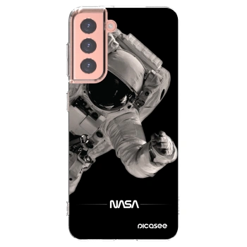 Picasee silikonski prozorni ovitek za Samsung Galaxy S21 5G G991B - Astronaut Big