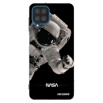 Picasee silikonski prozorni ovitek za Samsung Galaxy A12 A125F - Astronaut Big