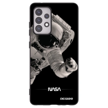 Picasee silikonski črni ovitek za Samsung Galaxy A52 5G A525F - Astronaut Big