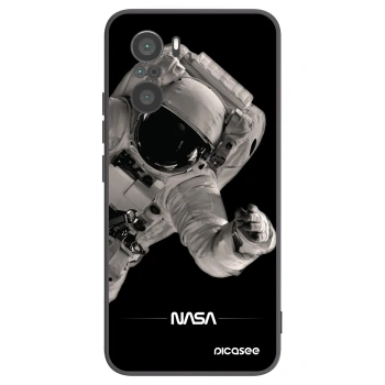 Picasee silikonski črni ovitek za Xiaomi Poco F3 - Astronaut Big