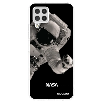Picasee silikonski prozorni ovitek za Samsung Galaxy A22 A225F 4G - Astronaut Big