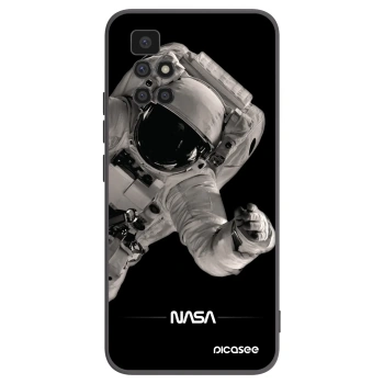 Picasee silikonski črni ovitek za Xiaomi Redmi 10 - Astronaut Big