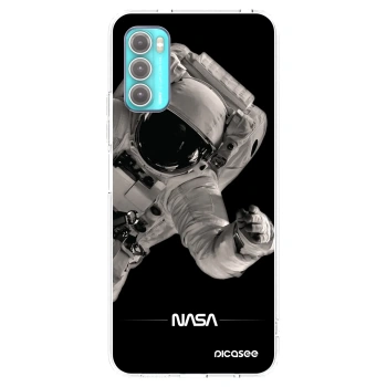 Picasee silikonski prozorni ovitek za Motorola Moto G60 - Astronaut Big
