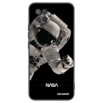 Picasee silikonski črni ovitek za Realme 8 5G - Astronaut Big