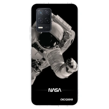 Picasee silikonski prozorni ovitek za Realme 8 5G - Astronaut Big
