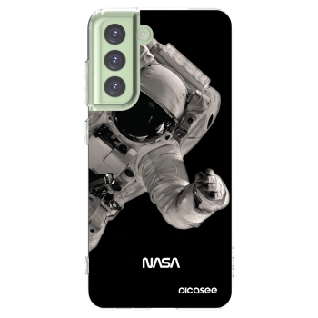 Picasee silikonski prozorni ovitek za Samsung Galaxy S21 FE 5G - Astronaut Big
