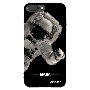 Picasee silikonski prozorni ovitek za Apple iPhone 7 Plus - Astronaut Big