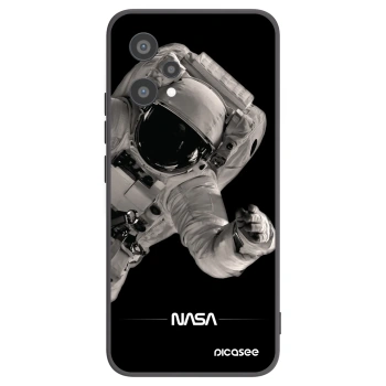 Picasee silikonski črni ovitek za Realme 9 Pro 5G - Astronaut Big